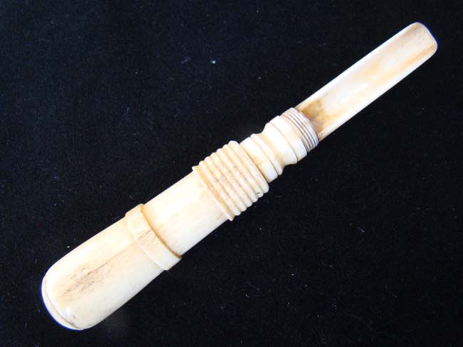 A charming 19th century carved bone Apple Corer